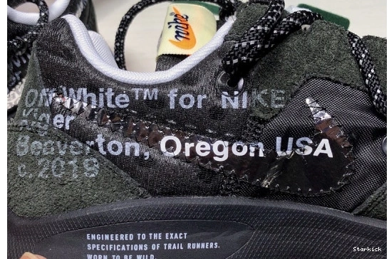 Black Zoom Kiger Terra CD8179-001 Nike O-W x 5 0109